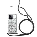 Capa Xiaomi Redmi Note 12 Pro 5G Purpurina Cordão - Preto