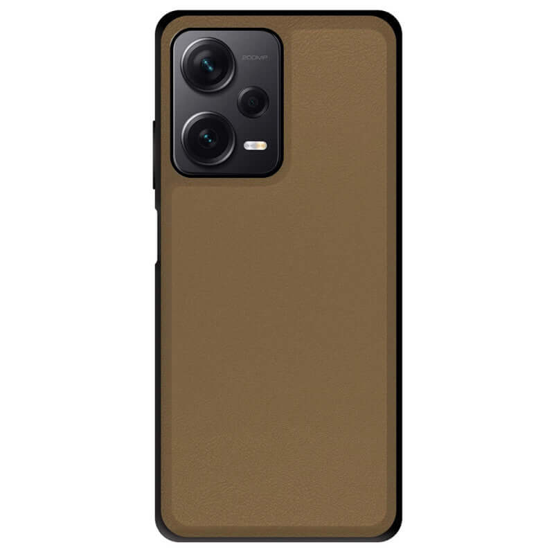 Capa Xiaomi Redmi Note 12 Pro 5G Efeito Pele Magnética - Castanho