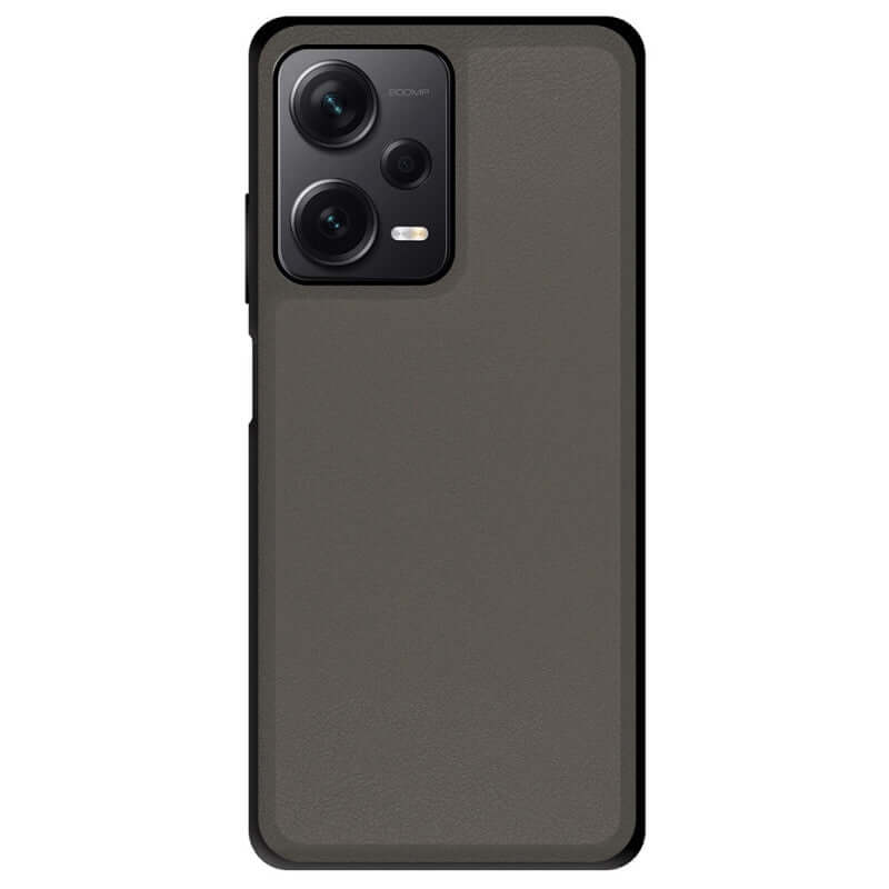 Capa Xiaomi Redmi Note 12 Pro 5G Efeito Pele Magnética - Cinzento