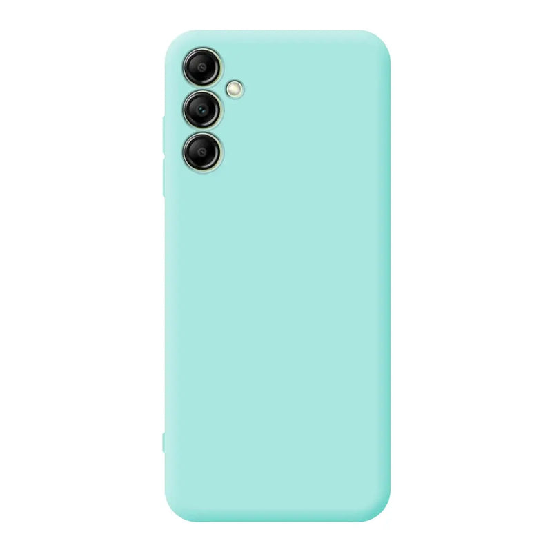 Capa Samsung Galaxy A35 5G Silicone com Proteção de Câmera - Azul Turquesa