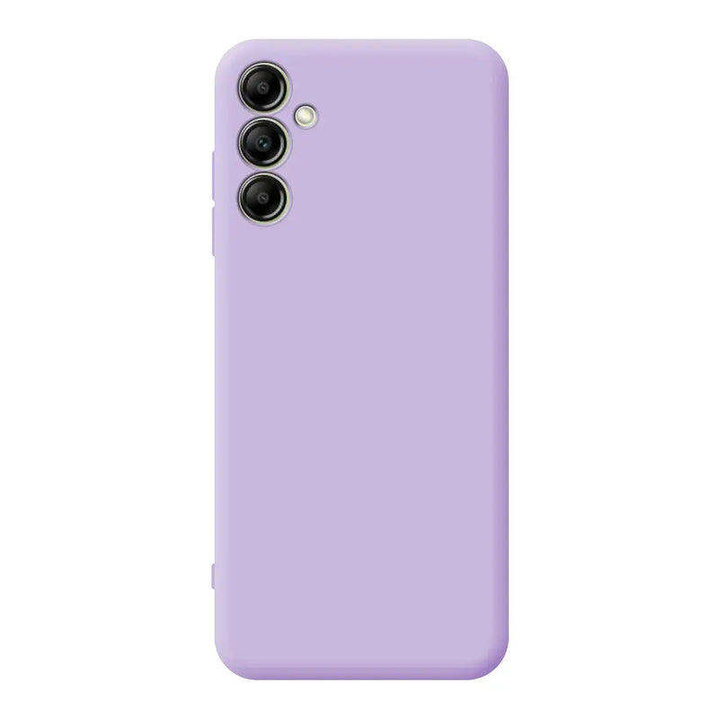 Capa Samsung Galaxy A35 5G Silicone com Proteção de Câmera - Lilás