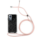 Capa Xiaomi 12/12X Purpurina Cordão - Rosa