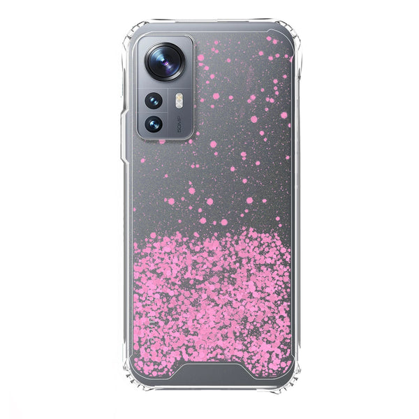 Capa Xiaomi 12/12X Purpurina - Rosa