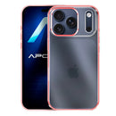 Capa iPhone 17 Pro Transparente Acrílica - Rosa