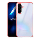 Capa Samsung Galaxy A37 Transparente Acrílica - Rosa