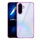 Capa Samsung Galaxy A37 Transparente Acrílica - Lilás