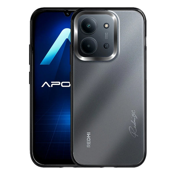 Capa Xiaomi Redmi 15C Transparente Acrílica - Preto
