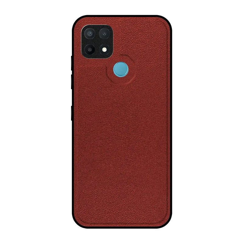 Capa Oppo A15 Efeito Pele Magnética - Vermelho