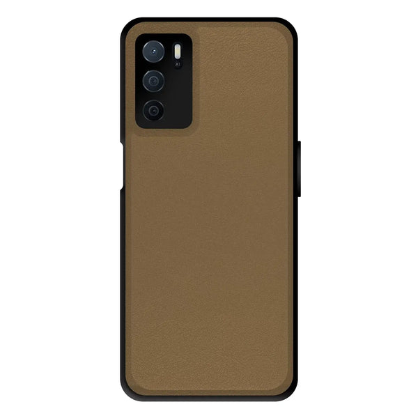 Capa Oppo A16/A16S Efeito Pele Magnética - Castanho