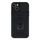 Capa iPhone 14 Plus com Proteção de Câmera deslizante - Preto
