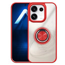 Capa Oppo Reno 16 Pro Smoked Iman Anel - Vermelho