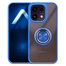 Capa Oppo Reno 16F Smoked Iman Anel - Azul Escuro