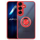 Capa Samsung Galaxy S25 Plus Smoked Iman Anel - Vermelho