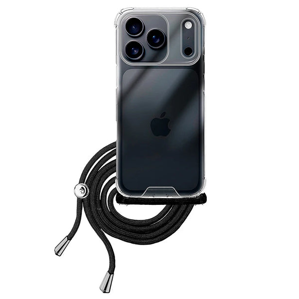 Capa iPhone 17 Pro Max Transparente Cordão