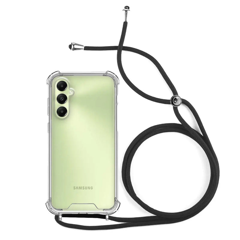 Capa Samsung Galaxy A05s Transparente com Cordão