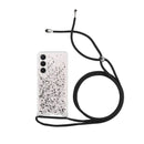 Capa Samsung Galaxy S23 Plus Purpurina Cordão - Preto