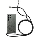 Capa Samsung Galaxy S23 Ultra Purpurina Cordão - Preto