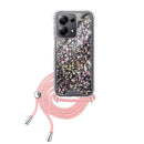 Capa Xiaomi Redmi Note 13 Pro 4G Purpurina Cordão - Rosa