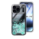 Capa iPhone 17 Pro Purpurina - Azul Turquesa