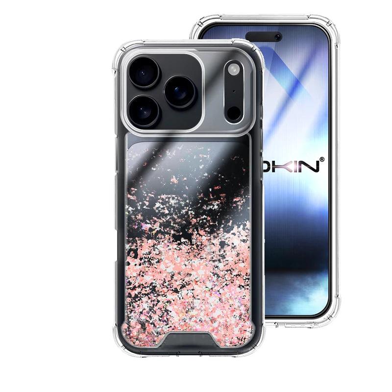 Capa iPhone 17 Pro Purpurina - Rosa