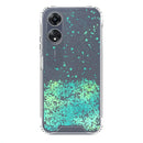 Capa Oppo A17 Purpurina - Azul Turquesa