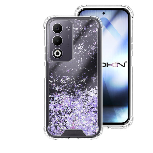Capa Oppo A5 4G/5G Purpurina - Lilás