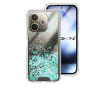 Capa Oppo A5 Pro 4G/5G Purpurina - Azul Turquesa