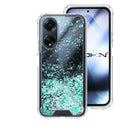 Capa Oppo A98 5G Purpurina - Azul Turquesa