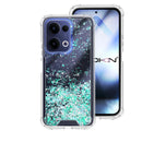 Capa Oppo Reno 13 5G Purpurina - Azul Turquesa