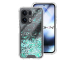 Capa Oppo Reno 13 Pro 5G Purpurina - Azul Turquesa