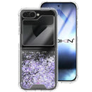 Capa Samsung Galaxy Z Flip 6 Purpurina - Lilás