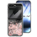 Capa Samsung Galaxy Z Flip 6 Purpurina - Rosa