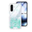 Capa Samsung Galaxy A37 Purpurina - Azul Turquesa