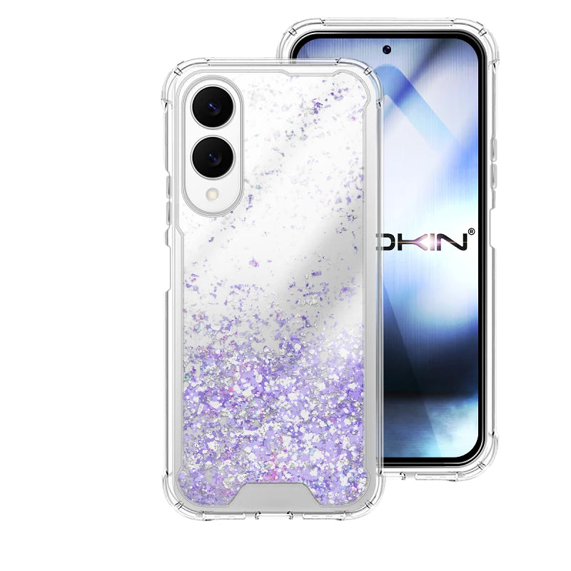 Capa Samsung Galaxy S25 Edge Purpurina - Lilás