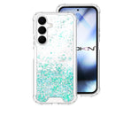 Capa Samsung Galaxy S25 FE Purpurina - Azul Turquesa