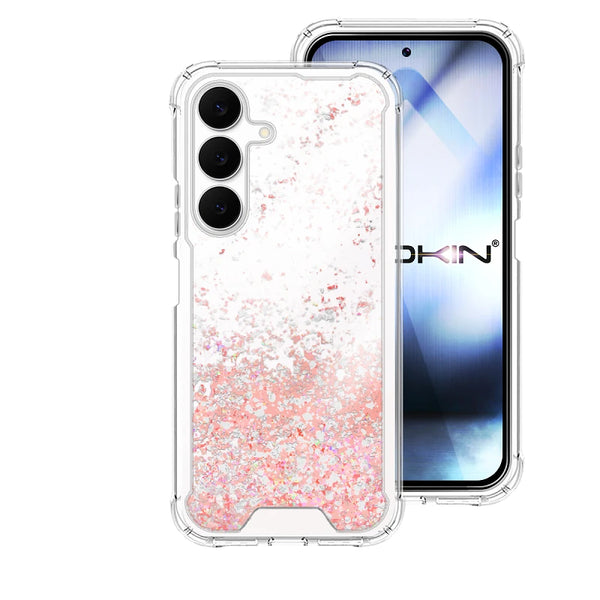 Capa Samsung Galaxy S25 FE Purpurina - Rosa