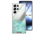 Capa Samsung Galaxy S25 Ultra Purpurina - Azul Turquesa