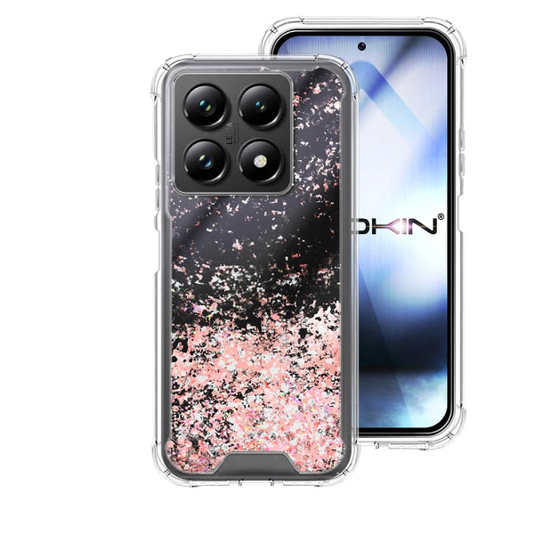 Capa Xiaomi 14T Pro Purpurina - Rosa