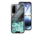 Capa Xiaomi Redmi A7 Pro Purpurina - Azul Turquesa