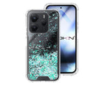 Capa Xiaomi Redmi Note 14 5G Purpurina - Azul Turquesa