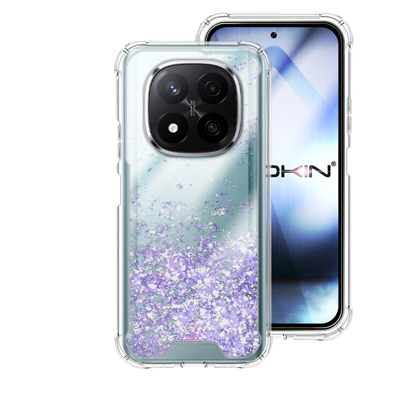 Capa Xiaomi Redmi Note 14 Pro Plus Purpurina - Lilás