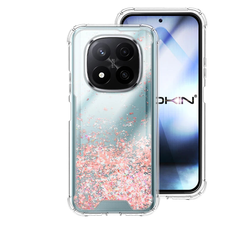 Capa Xiaomi Redmi Note 14 Pro Plus Purpurina - Rosa