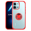 Capa Xiaomi Redmi 15C 4G Smoked Iman Anel - Vermelho