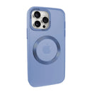 Capa Magsafe com cobertura de câmera para iPhone 15 Pro - Azul Marinho