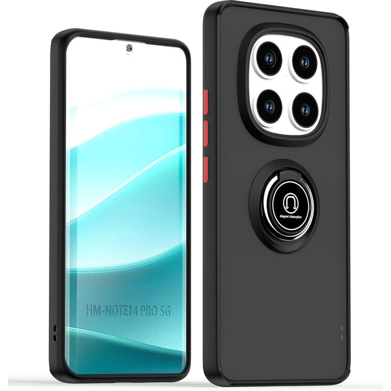 Capa Xiaomi Redmi Note 14 Pro Plus iman Anel - Preto