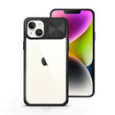 Capa iPhone 14 Plus com tampa da câmera deslizante - Preto