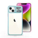 Capa iPhone 14 Plus com tampa da câmera deslizante - Azul Turquesa