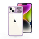 Capa iPhone 14 Plus com tampa da câmera deslizante - Lilás