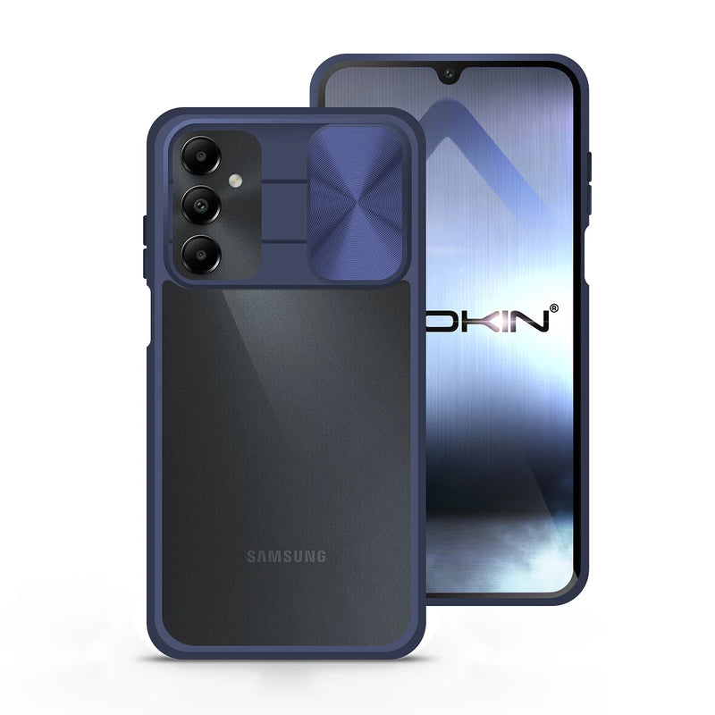 Capa Samsung Galaxy A05s Tampa Deslizante Premium - Azul Escuro