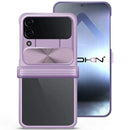 Capa Samsung Galaxy Z Flip 6 Tampa Deslizante Premium - Lilás